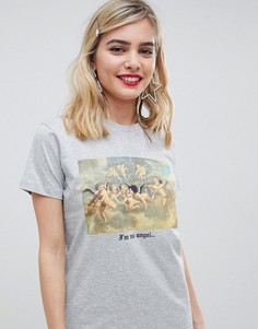 Футболка с фотопринтом ASOS DESIGN - Серый