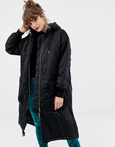 Парка в стиле милитари Monki - Черный