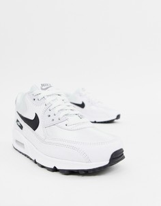Белые кроссовки Nike Air Max 90 - Белый