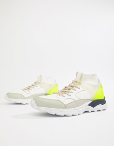 Белые кроссовки с контрастными вставками ASOS DESIGN - Белый