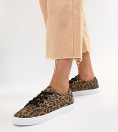 Кроссовки с леопардовым принтом ASOS DESIGN - Мульти