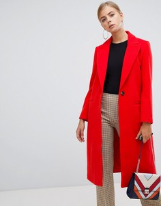 Красное пальто Boohoo - Красный