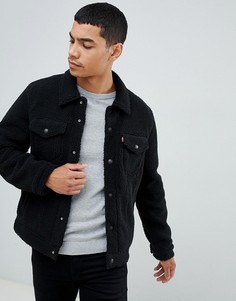 Черная куртка из искусственного меха Levis - Черный Levis®