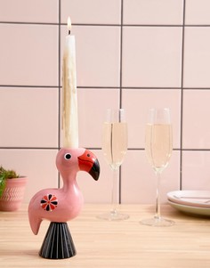 Подсвечник в виде фламинго Kitsch Kitchen - Мульти