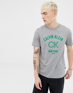 Футболка с логотипом Calvin Klein - Серый