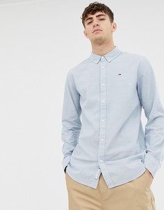 Рубашка классического кроя с логотипом Tommy Hilfiger - Синий