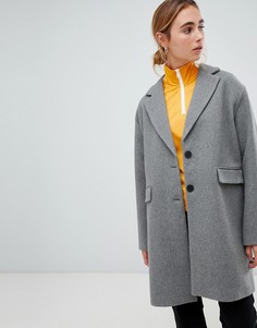 Полупальто Pull&Bear - Серый