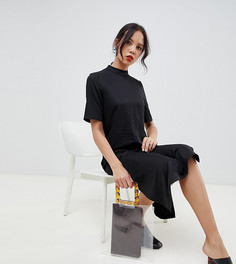 Платье миди прямого кроя ASOS DESIGN Tall - Черный