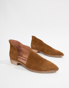 Туфли на плоской подошве Free People Royale - Коричневый
