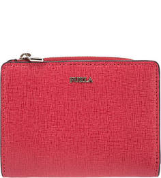 Кошелек из сафьяновой кожи красного цвета Babylon Furla