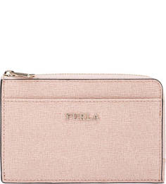 Визитница из сафьяновой кожи на молнии Babylon Furla