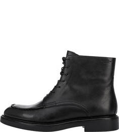 Кожаные ботинки черного цвета Alex Vagabond