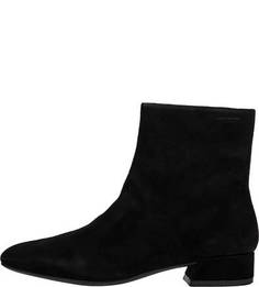 Черные полусапоги из натуральной замши Joyce Vagabond