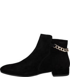 Замшевые полусапоги с металлическим декором Suzan Vagabond