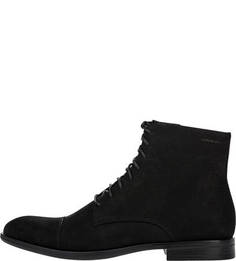 Черные ботинки из нубука Harvey Vagabond