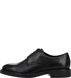 Черные туфли из натуральной кожи Alex Vagabond