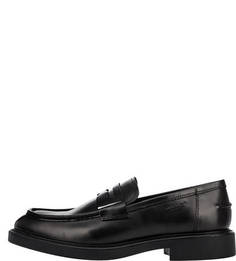 Черные лоферы из гладкой кожи Alex Vagabond