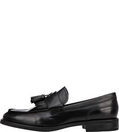 Черные кожаные лоферы с кисточками Paul Vagabond