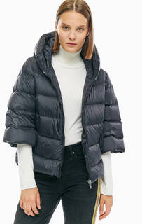 Короткий пуховик черного цвета Silvian Heach