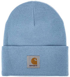 Шапка мелкой вязки с нашивкой Carhartt WIP