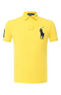 Хлопковое поло с короткими рукавами Polo Ralph Lauren