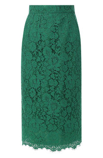 Кружевная юбка-карандаш с разрезом Dolce & Gabbana