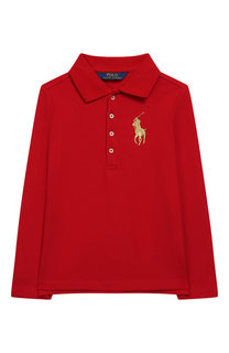 Хлопковое поло с длинными рукавами Polo Ralph Lauren