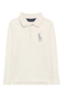 Хлопковое поло с длинными рукавами Polo Ralph Lauren