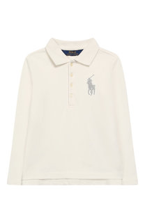 Хлопковое поло с длинными рукавами Polo Ralph Lauren