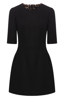 Приталенное мини-платье из шерсти Dolce & Gabbana