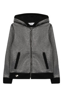 Хлопковый кардиган на молнии с капюшоном Philipp Plein