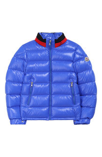 Куртка на молнии с воротником-стойкой Moncler Enfant