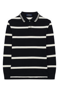 Хлопковое поло с длинными рукавами Polo Ralph Lauren