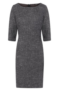 Платье из смеси шелка и шерсти Kiton