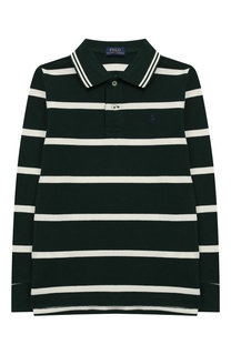 Хлопковое поло с длинными рукавами Polo Ralph Lauren