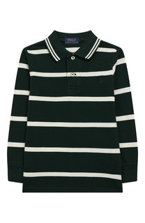 Хлопковое поло с длинными рукавами Polo Ralph Lauren