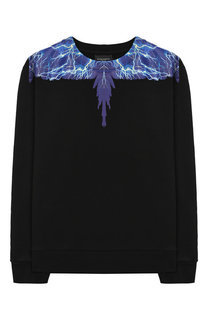 Хлопковый свитшот с принтом Marcelo Burlon Kids of Milan