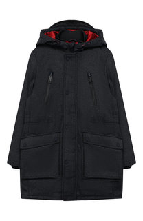 Пуховая парка с капюшоном Emporio Armani