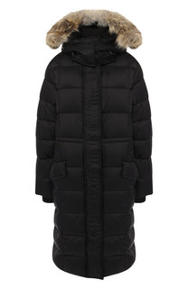 Стеганый пуховик Lunenburg с меховой отделкой капюшона Canada Goose