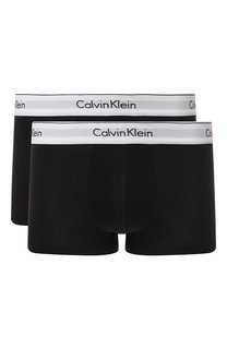 Комплект из двух хлопковых боксеров с широкой резинкой Calvin Klein Underwear