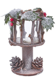 Подсвечник-фонарь "Натурале" DUE ESSE CHRISTMAS
