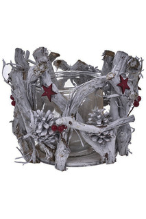 Подсвечник большой "Натурале" DUE ESSE CHRISTMAS