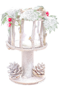 Подсвечник- фонарь "Натурале" DUE ESSE CHRISTMAS