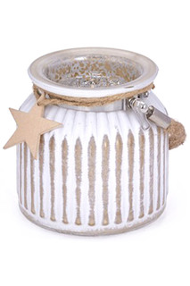 Подсвечник зеркальное стекло DUE ESSE CHRISTMAS