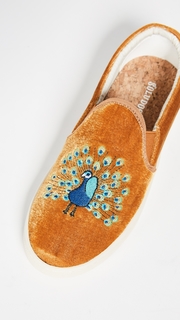 Soludos Velvet Peacock Sneakers
