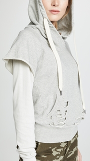 NSF Ray Jersey Sleeve Pullover Hoodie