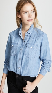 RAILS Renee Raw Chambray Shirt