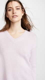 TSE Cashmere Cashmere Cocoon Back V Neck Sweater