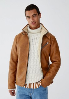 Куртка кожаная Pull&Bear
