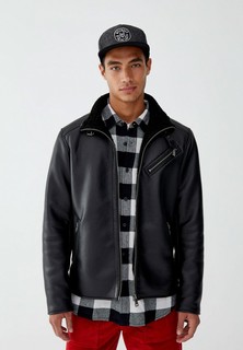 Куртка кожаная Pull&Bear